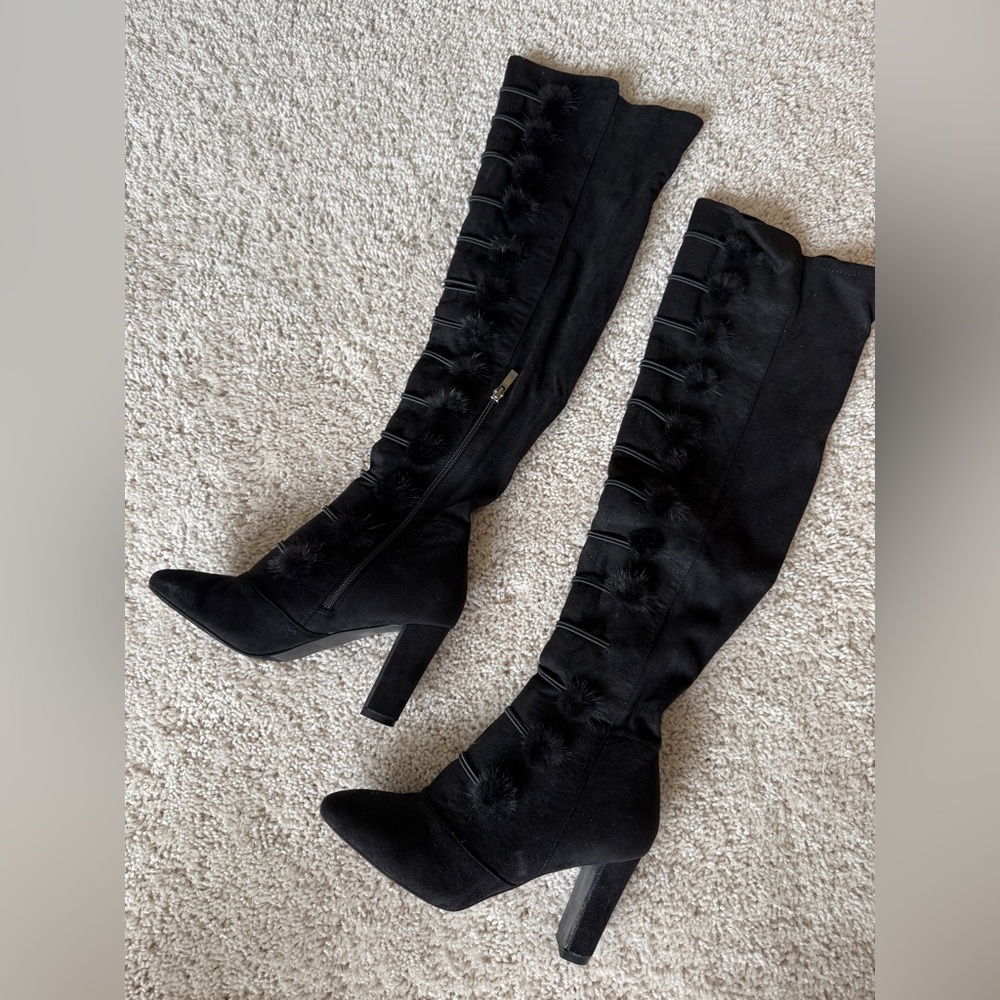 Catherine Malandrino Over The Knee Boots with Puffs